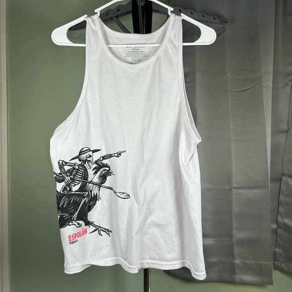 Espolon Tequila White Tank Top - Picture 1 of 3